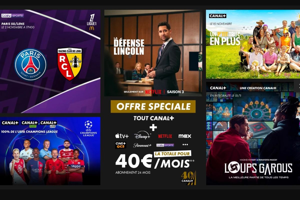 L’offre de Canal+ à -50% est une occasion rare, alliant streaming et sport pour un tarif imbattable.