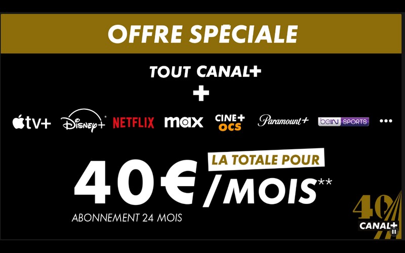 L’intégralité des offres CANAL+ réunies dans un pack Anniversaire