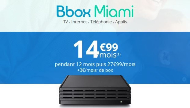 Décodeur TV HD Android Bouygues BBOX Miami