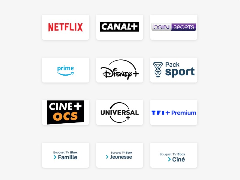 Les options de la Bbox TV